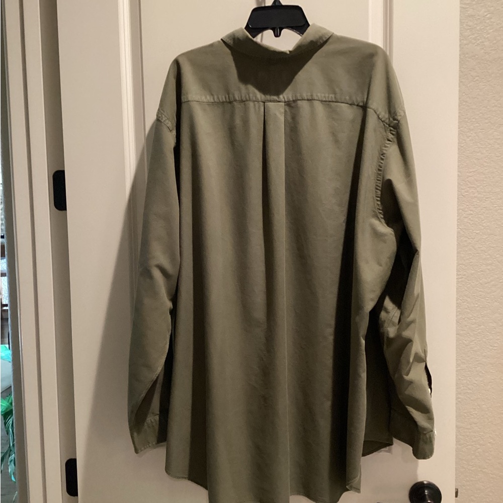 Ralph Lauren Olive Long Sleeve Shirt - Picture 2 of 5